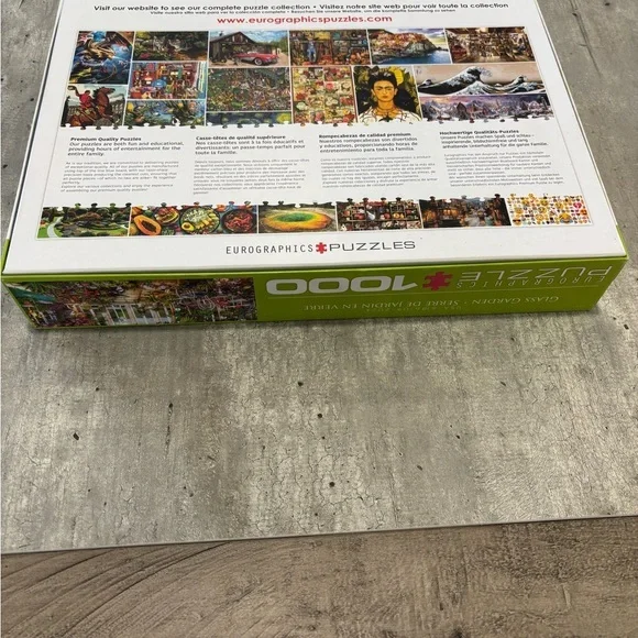 NWOT 1000 piece puzzle of‎ beautiful floral scenery by euro graphic - Picture 3 of 3